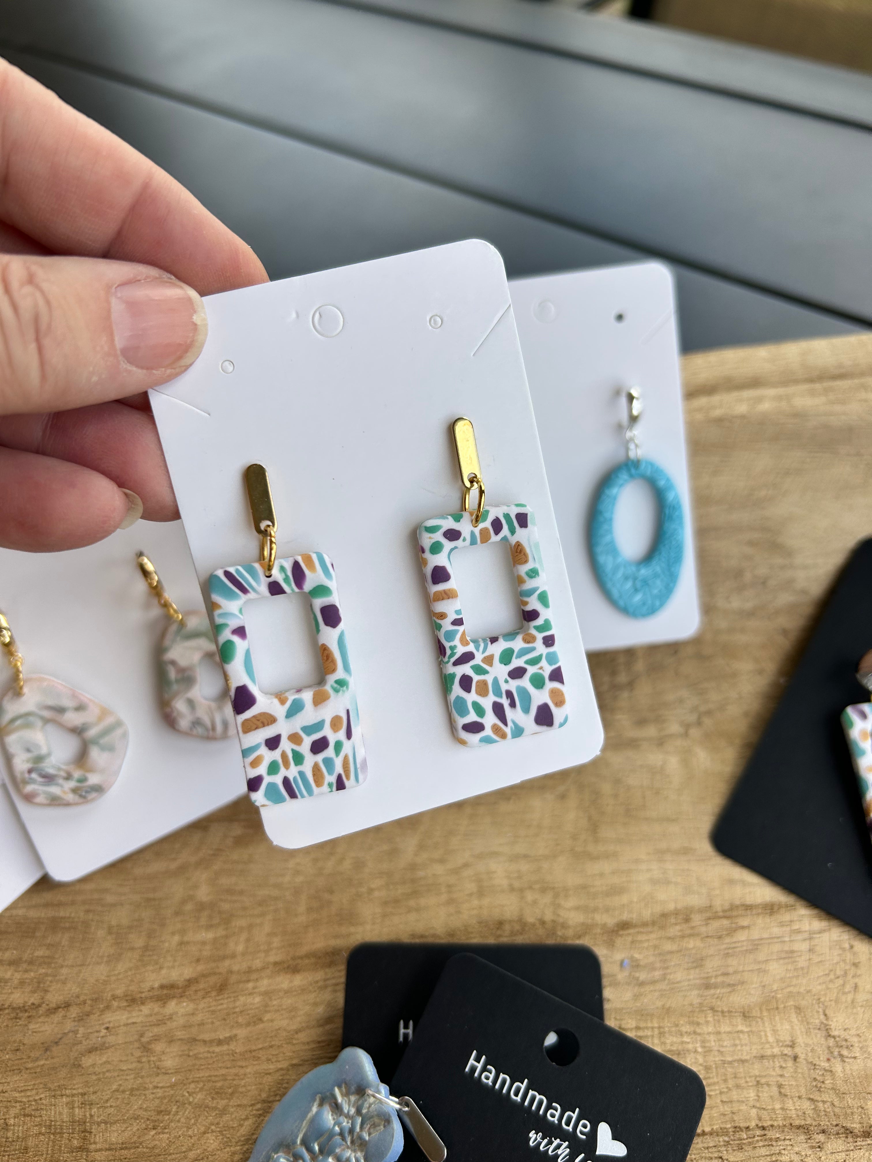 Stained Glass Look Earrings